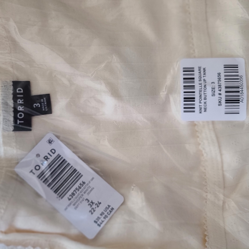Torrid Cream Lingerie